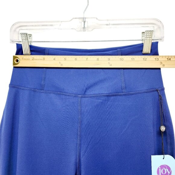 Joy Clean Boss Blue High-Waisted Flare Leg Pants Size S - Picture 4 of 12